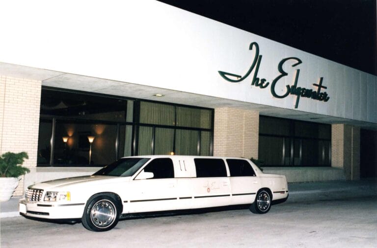 Limo outside of The Edgewater in the 1970s