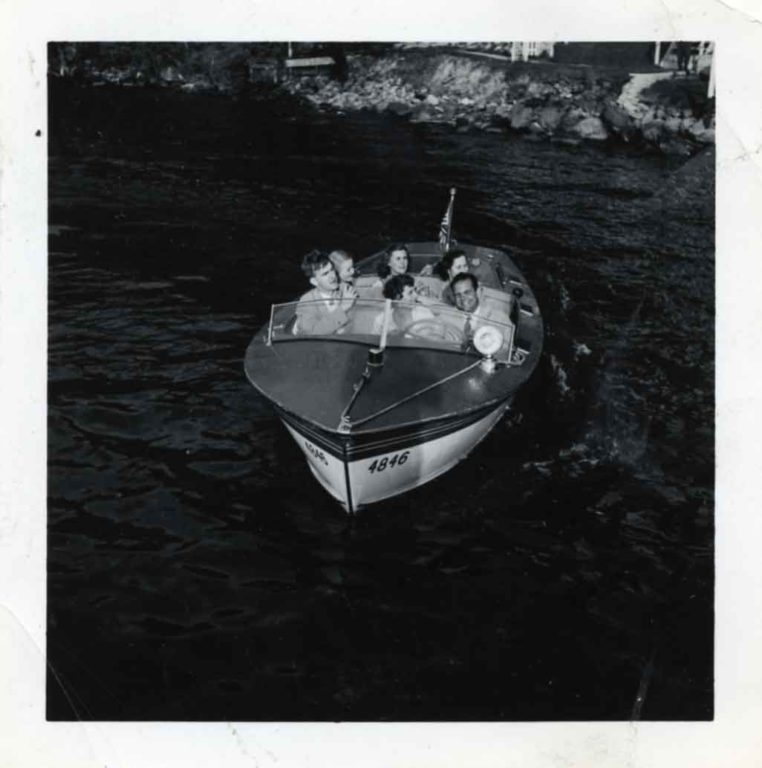 Boating on Lake Mendota at The Edgewater in the 1950s