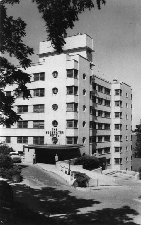 Old View of the Edgewater - Black & White