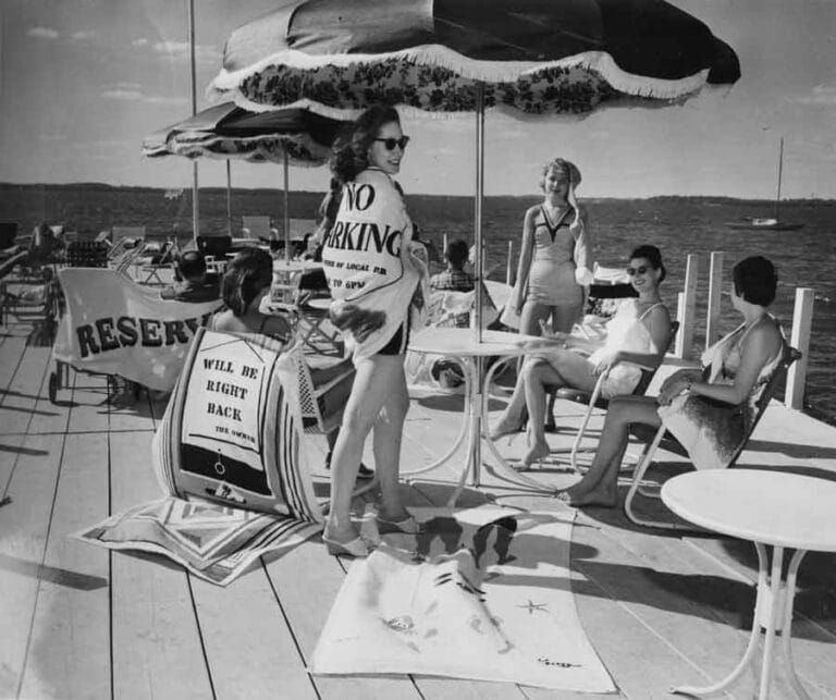 Sunbathing at The Edgewater