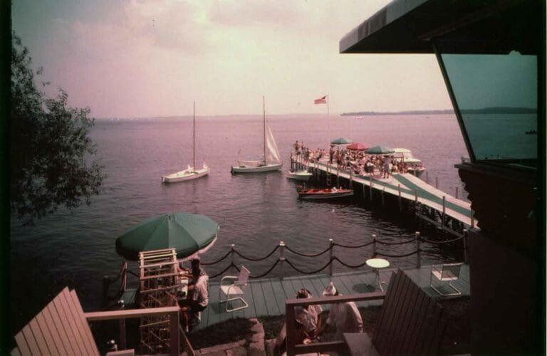 Old View of the Edgewater Pier - Colorized