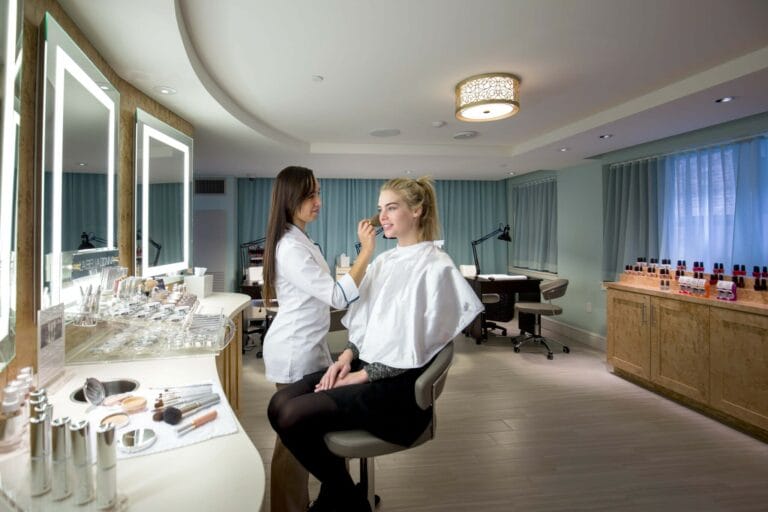 Person Receiving Makeup Services