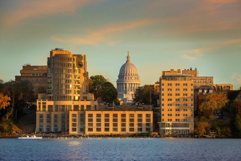 View of Edgewater from Lake Mendota