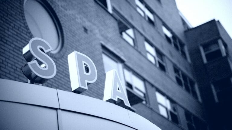 Exterior Close Up of The Edgewater Spa