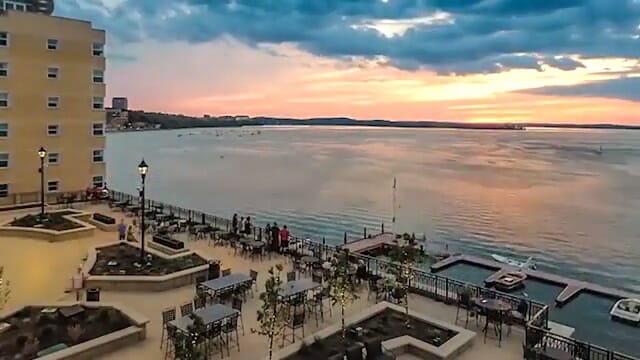 View of Terrace and Lake Mendota