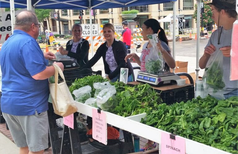Advice from farmers at the Dane County Farmers' Market