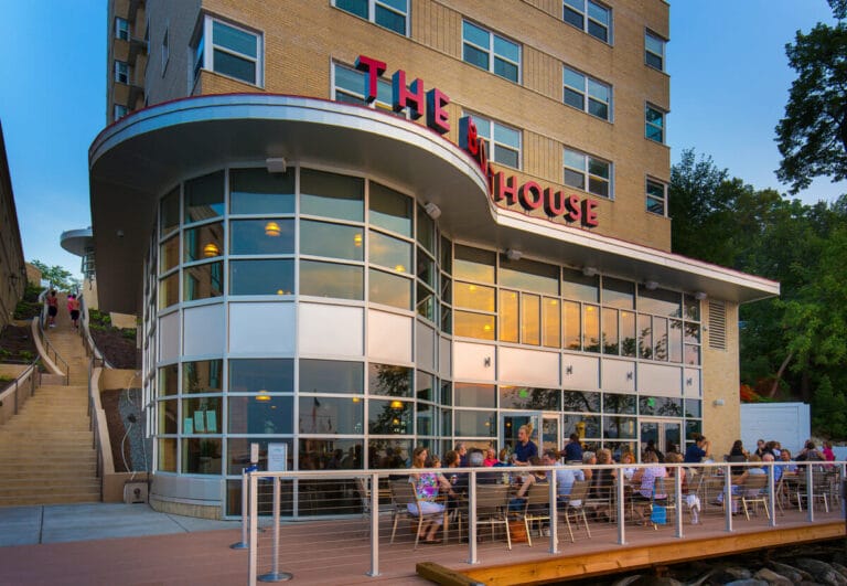 Exterior of The Boathouse