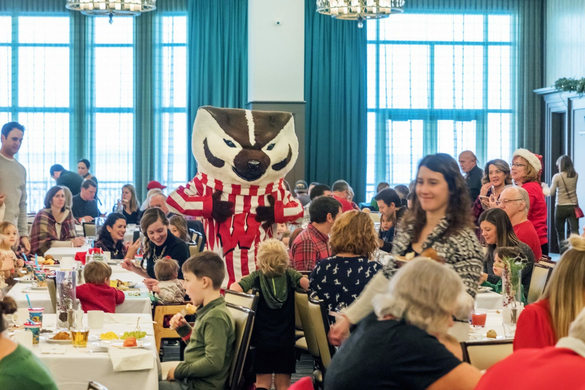 Bucky Badger at Edgewater Event