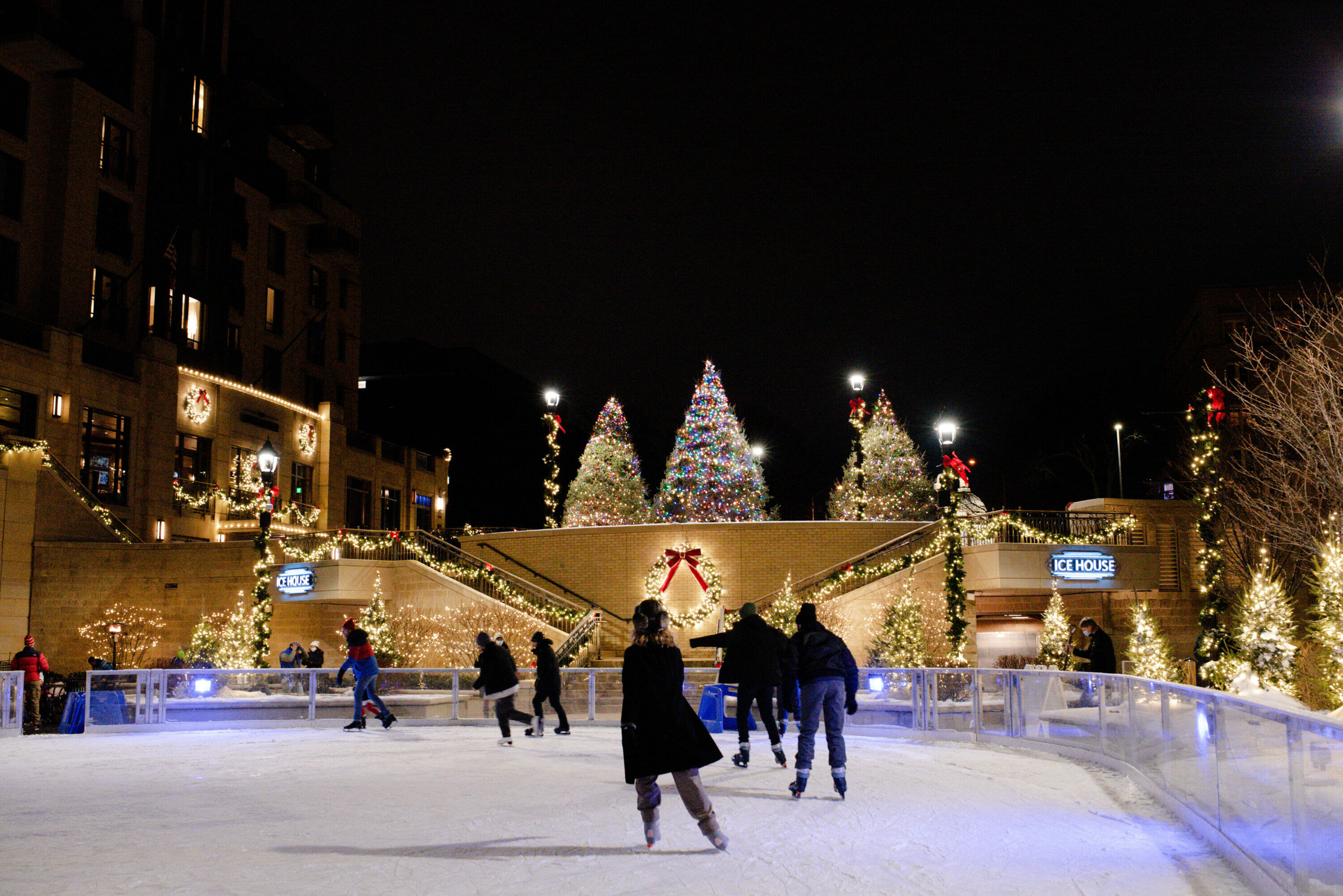 Ice skating